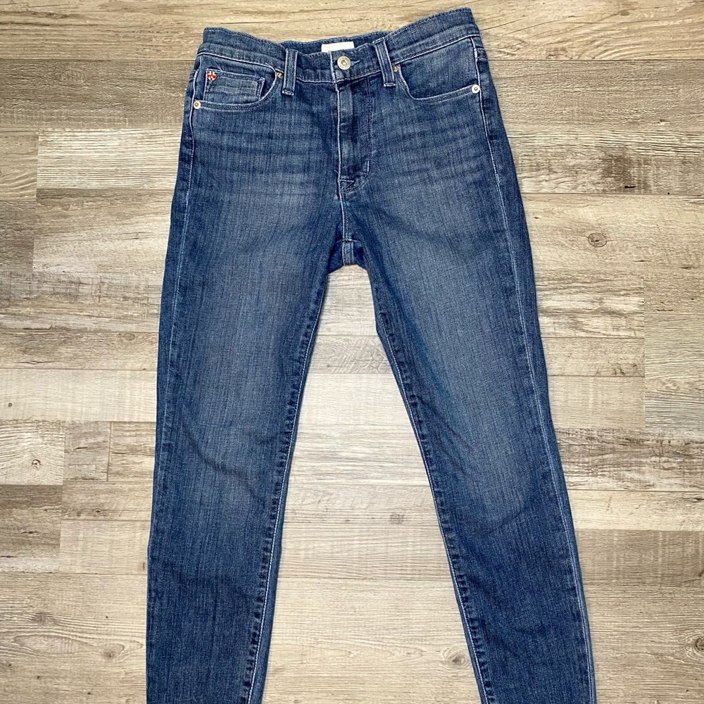 HUDSON blair high rise super skinny ankle jeans